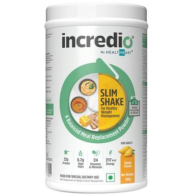 Incredio Slim Shake for Weight Management | Meal Replacement Mango