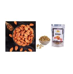 Chau Foods Combo Pack of California Almonds & Premium Raisins (200gm Each)