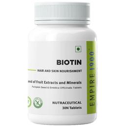 EMPIRE 1900 Biotin|Hair and Skin Nourishment|Biotin Supplement|Skin and Hair Supplement