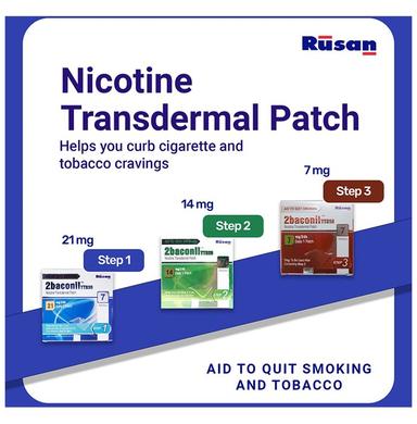 2baconil Patches Therapy for Less Than 20 Cigarettes a Day