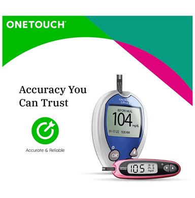 Combo Pack of OneTouch Ultra Test Strip 1 Box (50 Each) & OneTouch Ultrasoft Lancets 2 Box (25 Each)