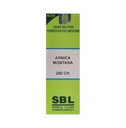 Combo Pack of SBL Nux Vomica Dilution 200 CH & SBL Arnica Montana Dilution 200 CH (30ml Each)