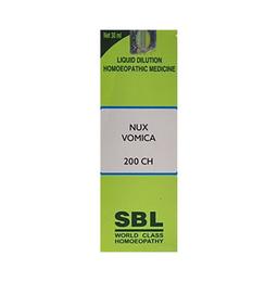 Combo Pack of SBL Nux Vomica Dilution 200 CH & SBL Carbo Vegetabilis Dilution 200 CH (30ml Each)