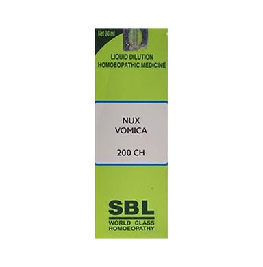 Combo Pack of SBL Nux Vomica Dilution 200 CH & SBL Carbo Vegetabilis Dilution 200 CH (30ml Each)