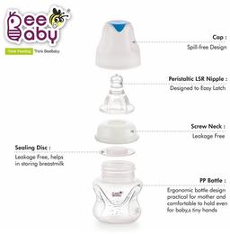 Bee Baby Comfort Slim Neck Feeding Bottle Blue