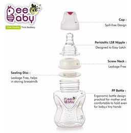 Bee Baby Comfort Slim Neck Feeding Bottle Pink