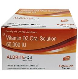 Aldrite-D3 Nano Shot (5ml Each) Butterscotch Sugar Free