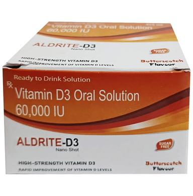 Aldrite-D3 Nano Shot (5ml Each) Butterscotch Sugar Free