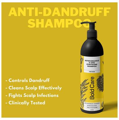 Bold Care Ketoconazole & Zinc Pyrithione Anti Dandruff Shampoo for Men Shampoo
