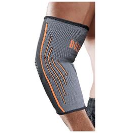 Boldfit Elbow Support Sleeve Wrap Cap Grey Orange Medium