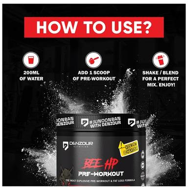 Denzour Nutrition Bee HP Pre-Workout Blueberry