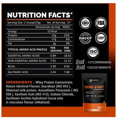 Denzour Nutrition Denz-Start Beginner Whey 2.9G BCAA Mango Mania