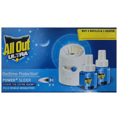 All Out Ultra Power Plus Slider Machine with Refill (45ml Each)