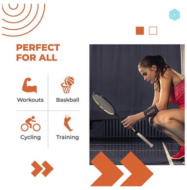 Boldfit Sleeves Support Wrist Band Orange Large