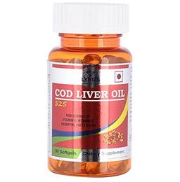 Lyrus Cod Liver Oil 525 Softgels