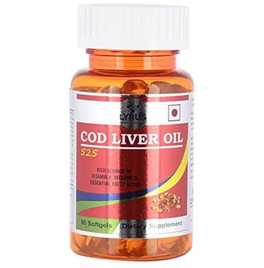 Lyrus Cod Liver Oil 525 Softgels