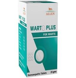 Allen Anti Warts Combo Pack of Warto Plus 30gm Tablet & Dewarts Cream 25gm