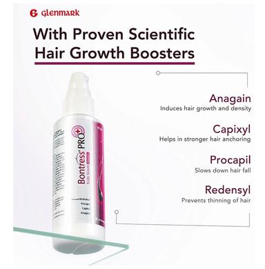 Bontress Pro + Hair Growth Serum with Anagain, Capixyl, Procapil & Redensyl | Reverse Hair Fall, Reactivate Hair Cells, Strengthen Weak Hair & Grow Thicker Hair | for Men & Women Hair Care