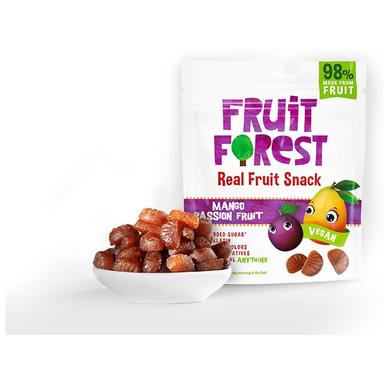 Fruit Forest Real Fruit Snack (30gm Each) Mango Passion Fruit