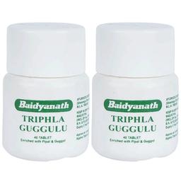 Baidyanath (Jhansi) Triphala Guggulu Tablet (80 Each)