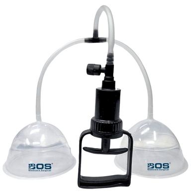 Bos Medicare Surgical Bos Medicare SurgicaBreast Enlargment Pump Double Cup Set with Black Pump