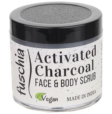 Fuschia Activated Charcoal Detoxifying Face & Body Scrub