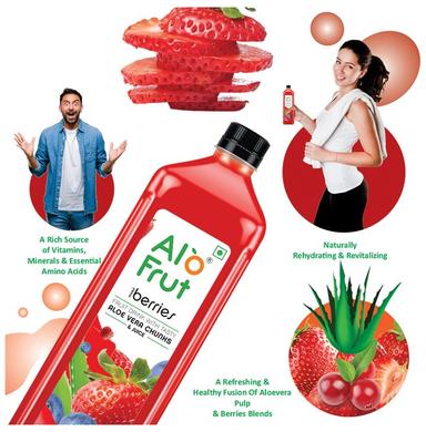 Alo Frut Mixed Berries Aloe Vera Chunks & Juice