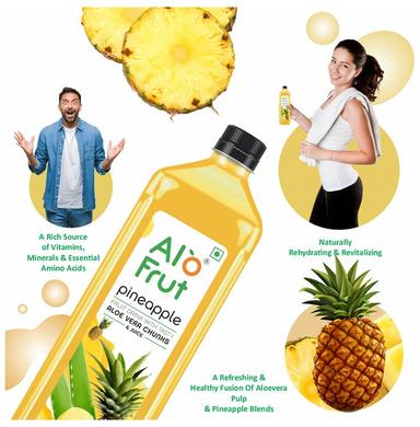 Alo Frut Pineapple Aloevera Chunks & Juice