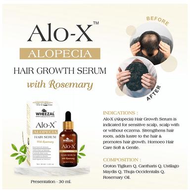 ALO-X Alopecia Hair Growth Serum Enriched with Rosemary Oil