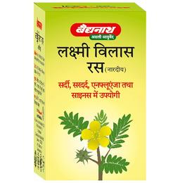 Baidyanath Laxmivilas Ras Tablet | For Cough, Cold, Headache & Fever