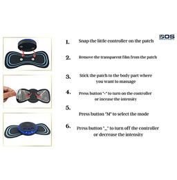 Bos Medicare Surgical Portable Mini Electric Neck, Back and Body Massager