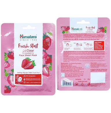 Himalaya Personal Care Fresh Start Oil Clear Face Sheet Mask Strawberry