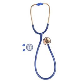 Bos Medicare Surgical Rose Gold (Bosm 40) Cardiology Stethoscope Blue