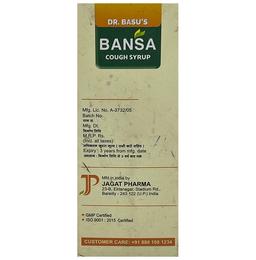 Dr. Basu's Bansa Cough Syrup Tulsi