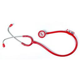Bos Medicare Surgical Stainless Steel Dual Head (Bosm 11) Cardiology Stethoscope Red