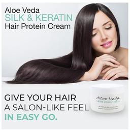 Aloe Veda Silk & Keratin Hair Protein Cream