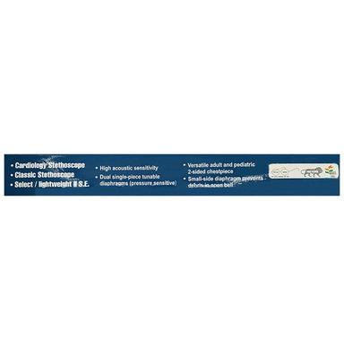 Bos Medicare Surgical Super Deluxe Aluminum (Bosm 16) Acoustic Stethoscope Red