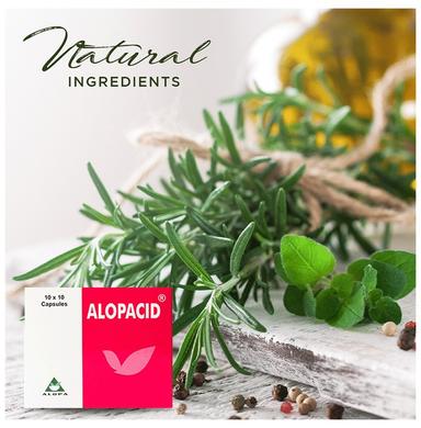 Alopa Alopacid Capsule for Hyperacidity and Gastritis (10 Each)