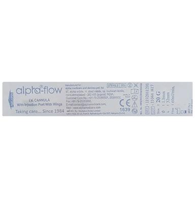 Alpha Flow IV Cannula 20G