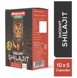 Baidyanath (Nagpur) Shodhit Shilajit Capsule | For Vitality, Energy, Physical Performance & Immunity