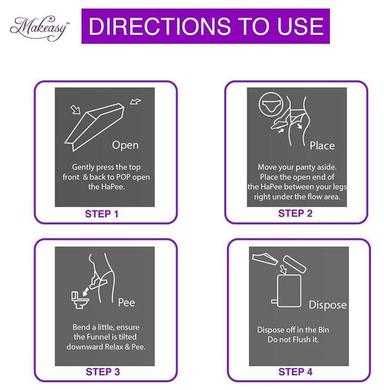Makeasy HaPee Disposable Female Urination Device