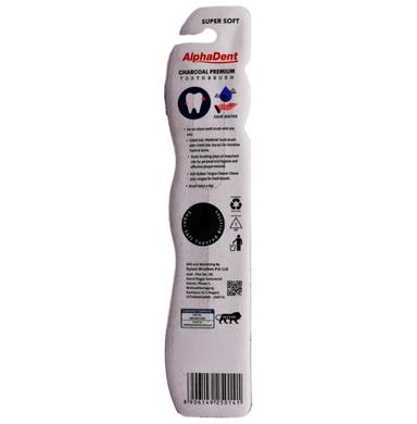 Alphadent Charcoal Premium Toothbrush Soft Random Colour