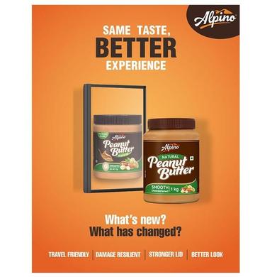 Alpino Classic Smooth Peanut Butter (1kg Each)