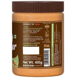 Alpino Organic Smooth Unsweetened Peanut Butter (400gm Each)