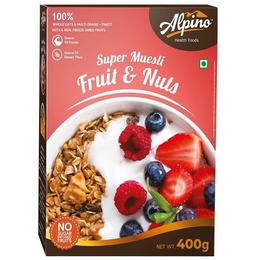 Alpino Super Muesli (400gm Each) Fruit and Nut