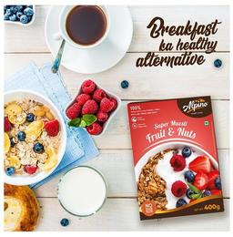 Alpino Super Muesli (400gm Each) Fruit and Nut