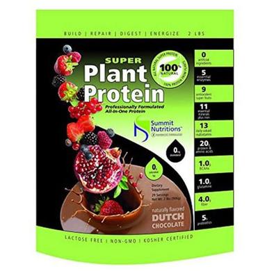 Summit Nutritions Organic Super Plant Protein Powder Dutch Chocolate