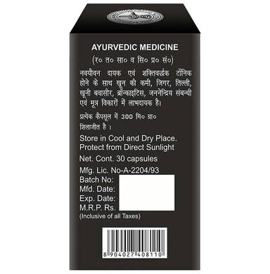 Baidyanath (Noida) Shodhit Shilajit Capsule