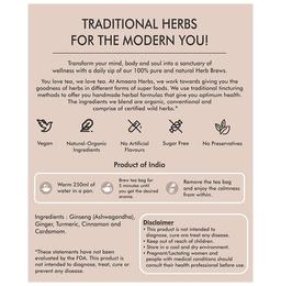 Amaara Ginseng Herb Tea Bag (1.8gm Each)