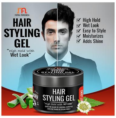 Man Arden Combo Pack of Hair Spray 180ml, Hair Styling Gel 50gm & Hair Fiber Wax 50gm